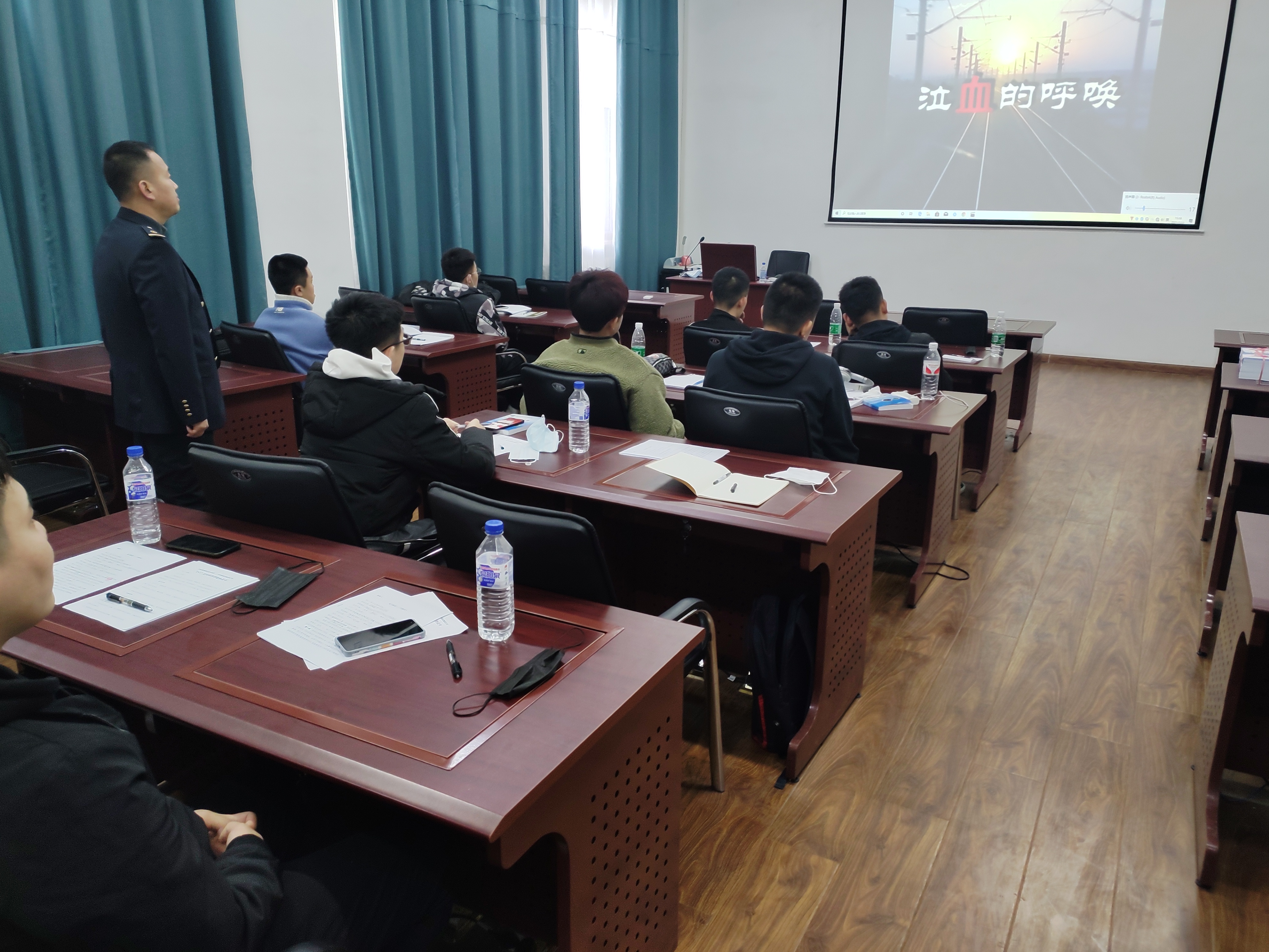 实习学生到达长春车务段